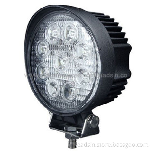 27w LED Work Light with PMMA Lens for offroad, ATV, Jeep